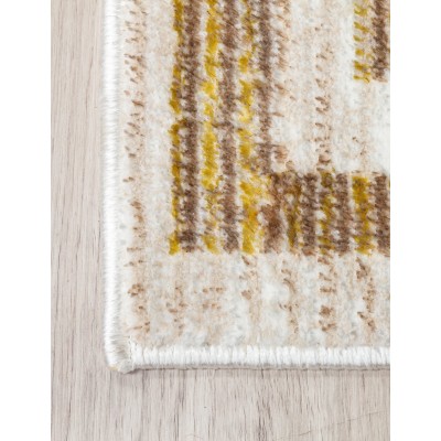 Glitz Art Deco Ochre Rug - Various Sizes | Murphy Furniture