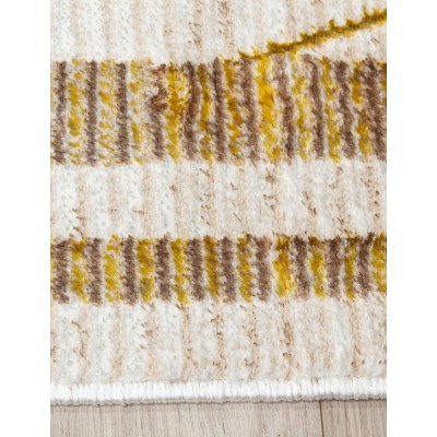 Glitz Art Deco Ochre Rug - Various Sizes | Murphy Furniture