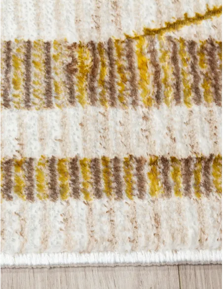 Glitz Art Deco Ochre Rug - Various Sizes | Murphy Furniture