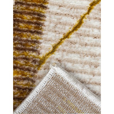 Glitz Art Deco Ochre Rug - Various Sizes | Murphy Furniture
