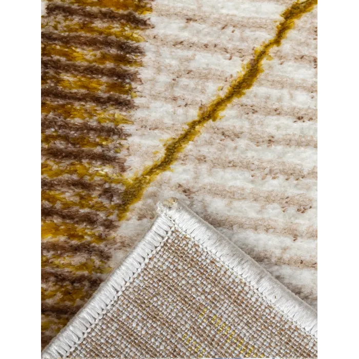 Glitz Art Deco Ochre Rug - Various Sizes | Murphy Furniture