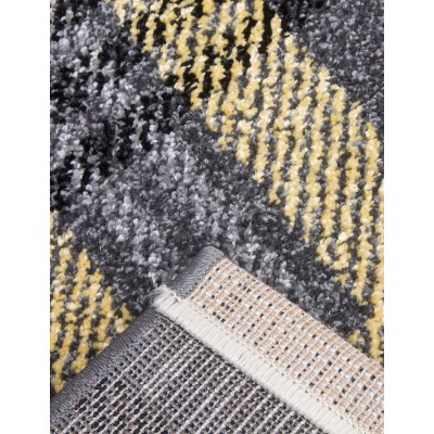 Glendale Grey/Yellow Rug - Various Sizes | Murphy Furniture