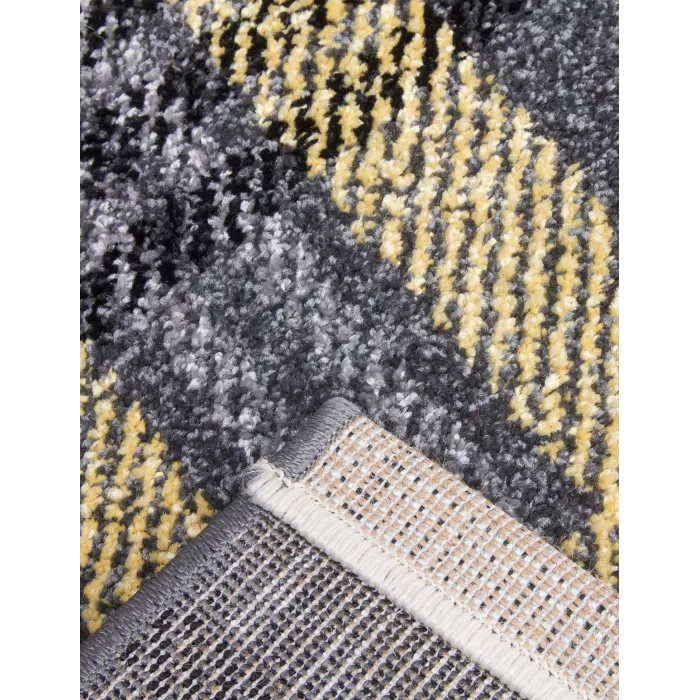 Glendale Grey/Yellow Rug - Various Sizes | Murphy Furniture