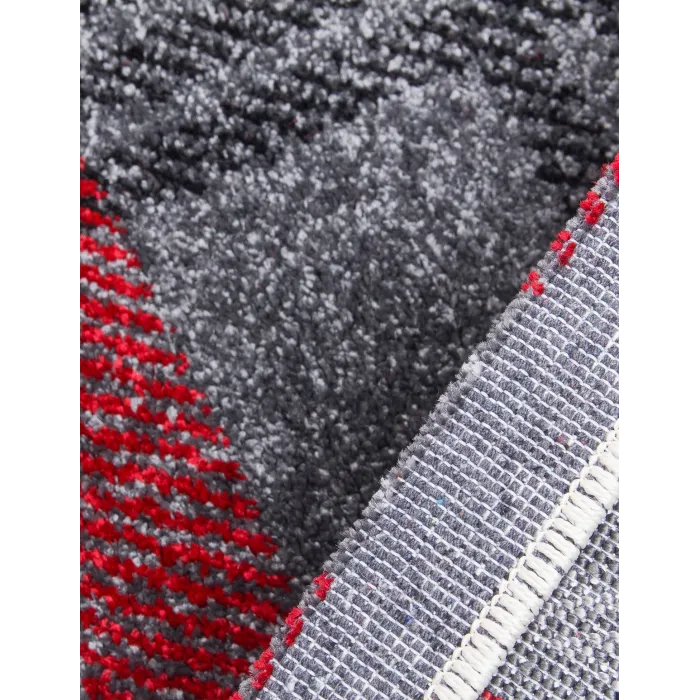Glendale Grey/Red Rug - Various Sizes | Murphy Furniture
