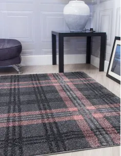 Glendale Grey/Pink Rug - Various Sizes | Murphy Furniture 2