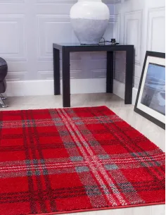 Glendale Red/Grey Rug - Various Sizes | Murphy Furniture 2