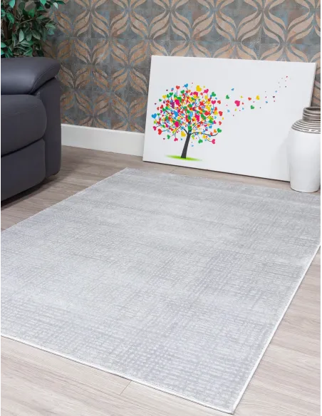 Elements Crisscross Grey Rug - Various S | Murphy Furniture