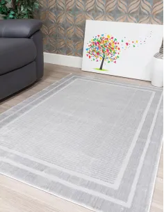 Elements Frontier Grey Rug - Various Siz | Murphy Furniture