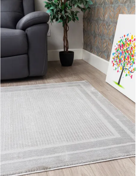 Elements Frontier Grey Rug - Various Siz | Murphy Furniture