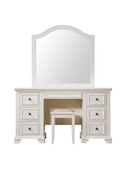 Charlotte Dressing Table - White | Murphy Furniture
