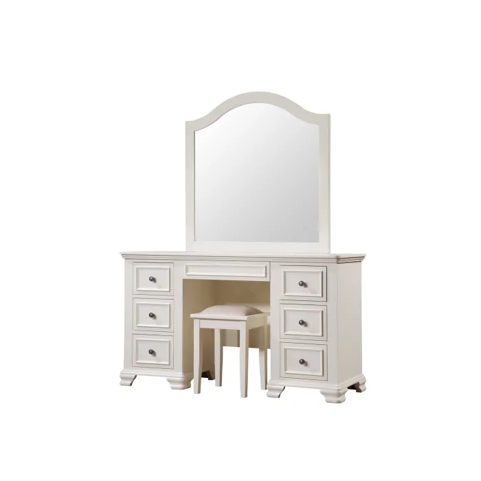 Charlotte Dressing Table - White | Murphy Furniture
