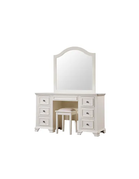 Charlotte Dressing Table - White | Murphy Furniture