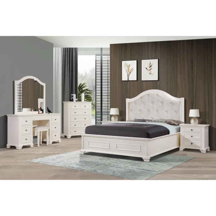 Charlotte Dressing Table - White | Murphy Furniture