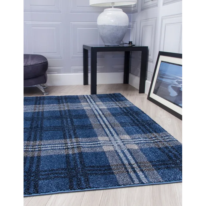 Glendale Navy Rug - Various Sizes | Murphy Furniture