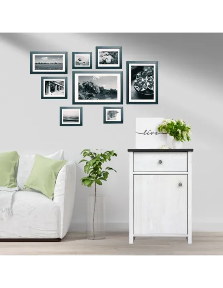 Hampshire 1 Door 1 Drawer Bedside - Lari | Murphy Furniture