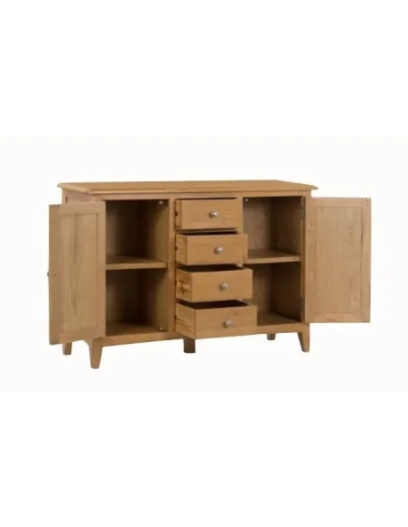 Kilkenny 4 Drawer Sideboard - Oak | Murphy Furniture