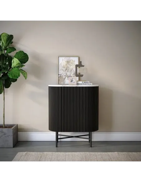 Lantine Mini Sideboard - Mango Charcoal/ | Murphy Furniture