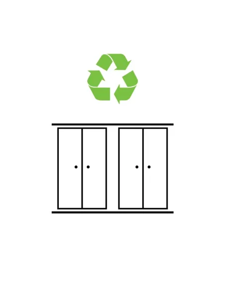 4 Door Wardrobe Recycling | Murphy Furniture