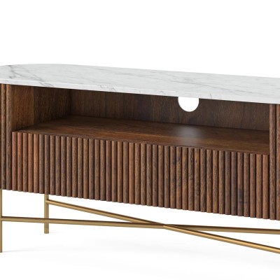 Milo Small Media Stand - Mango Wood | Murphy Furniture