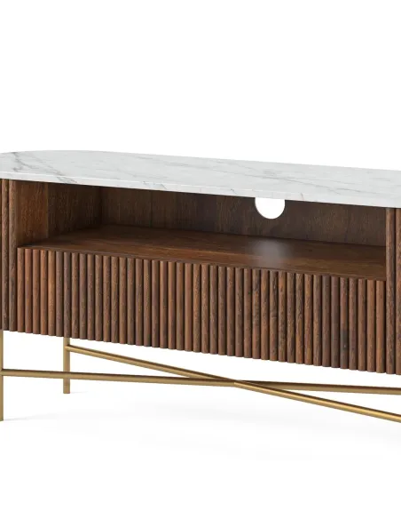 Milo Small Media Stand - Mango Wood | Murphy Furniture