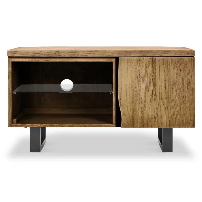 Isaac Corner TV Unit - Oak | Murphy Furniture