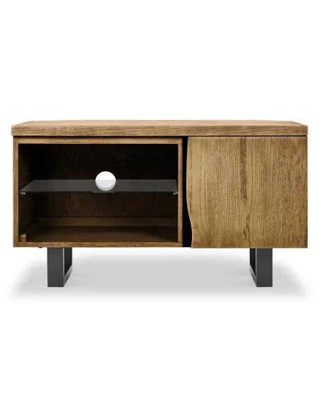 Isaac Corner TV Unit - Oak | Murphy Furniture