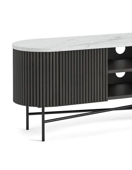Lantine Large Media Stand - Mango Charco | Murphy Furniture