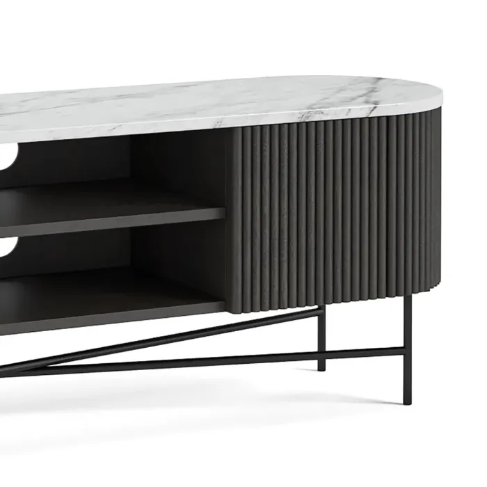 Lantine Large Media Stand - Mango Charco | Murphy Furniture