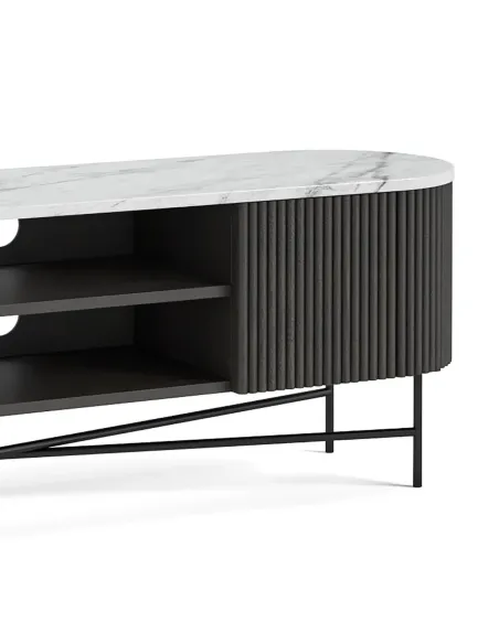 Lantine Large Media Stand - Mango Charco | Murphy Furniture