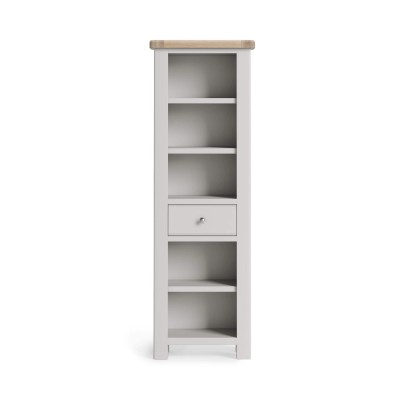 Marbury Slim Bookcase - Light Grey | Murphy Furniture