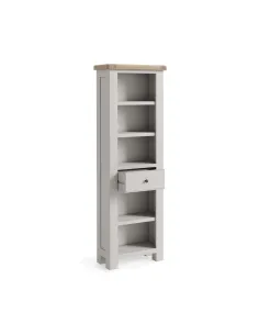 Marbury Slim Bookcase - Light Grey | Murphy Furniture 2