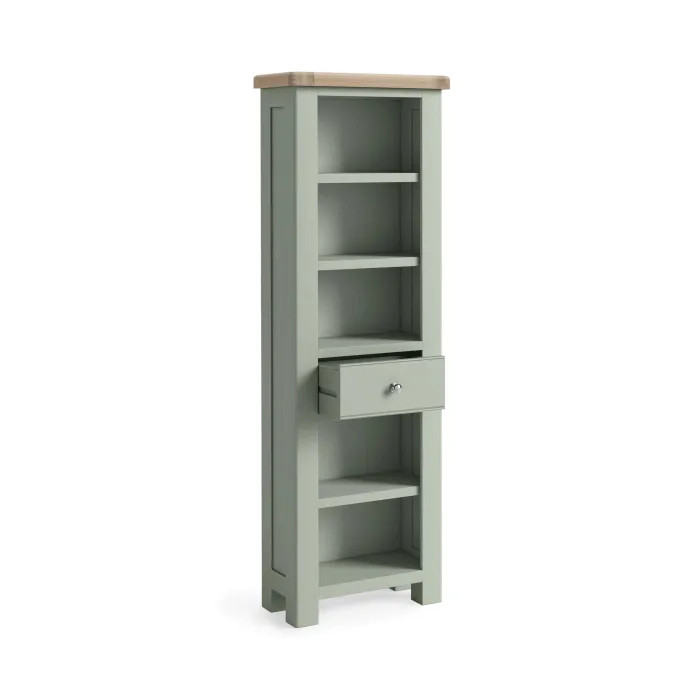 Marbury Slim Bookcase - Sage | Murphy Furniture