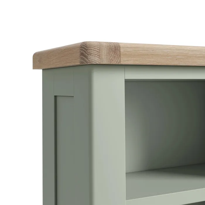 Marbury Slim Bookcase - Sage | Murphy Furniture