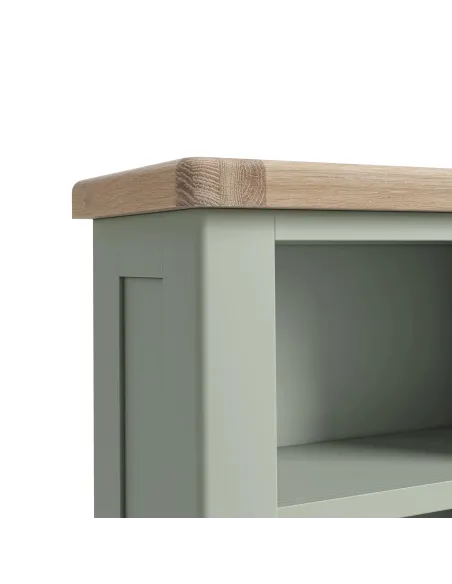 Marbury Slim Bookcase - Sage | Murphy Furniture