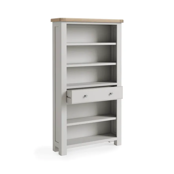Marbury Large Bookcase - Light Grey | Murphy Furniture