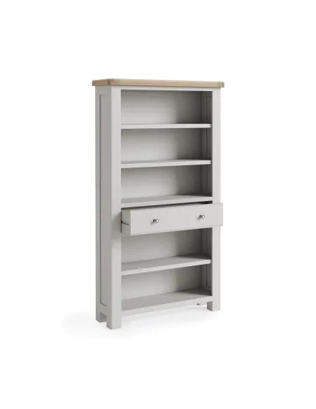 Marbury Large Bookcase - Light Grey | Murphy Furniture