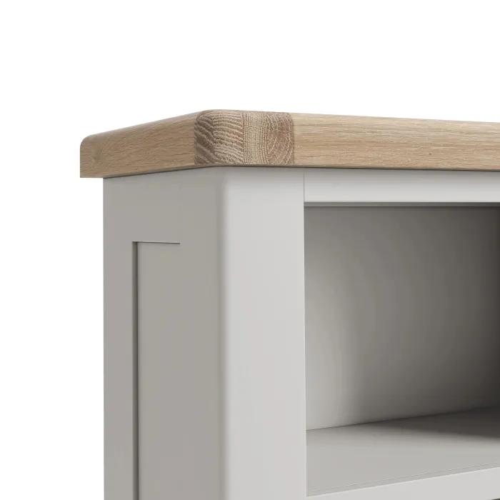 Marbury Large Bookcase - Light Grey | Murphy Furniture
