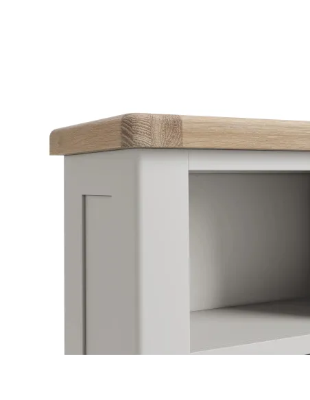 Marbury Large Bookcase - Light Grey | Murphy Furniture
