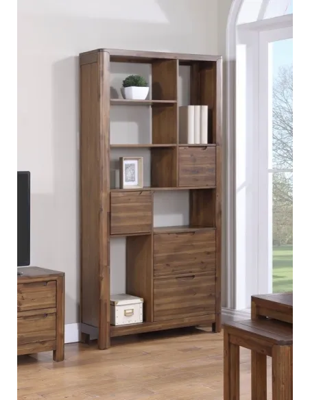 Monterey Tall Bookcase - Acacia | Murphy Furniture