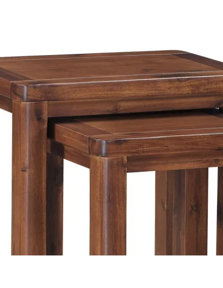 Andorra Nest of 2 Tables - Acacia | Murphy Furniture