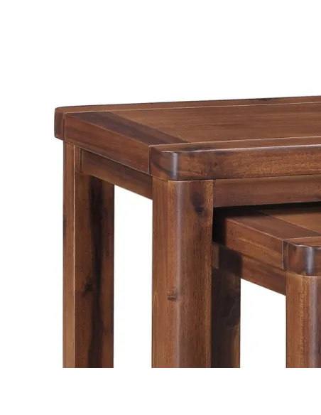 Andorra Nest of 2 Tables - Acacia | Murphy Furniture