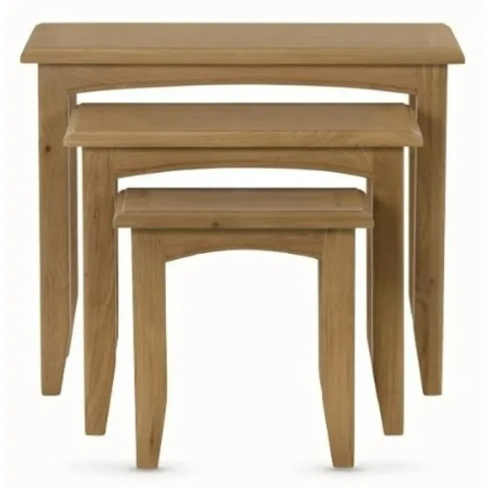 Kilkenny Nest of 3 Tables - Oak | Murphy Furniture
