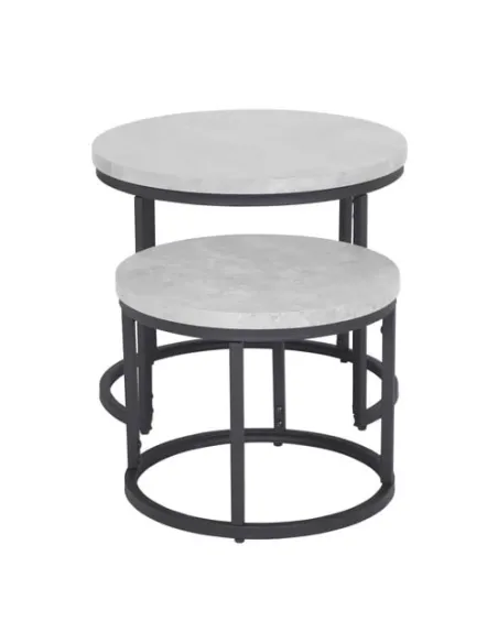 Munich Round Nest of Tables - Marble | Murphy Furniture
