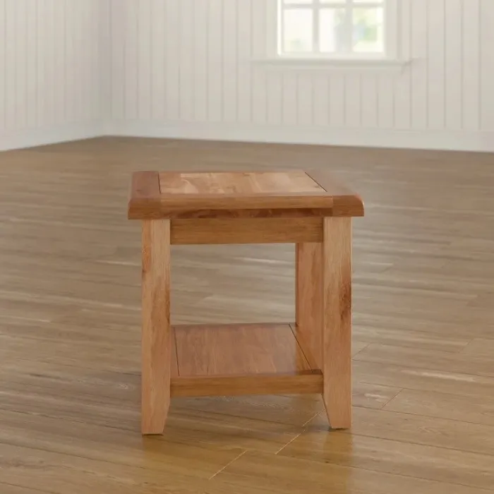 Lancaster Lamp Table - Solid Oak | Murphy Furniture