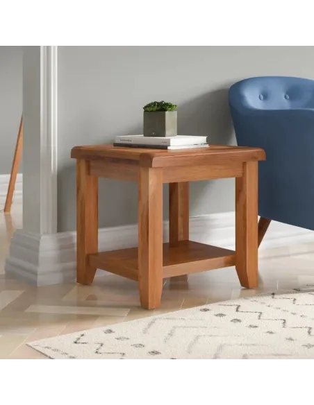 Lancaster Lamp Table - Solid Oak | Murphy Furniture