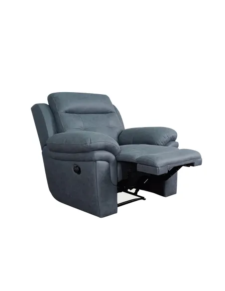 Hudson 3 Seater Recliner Sofa - Stone | Murphy Furniture