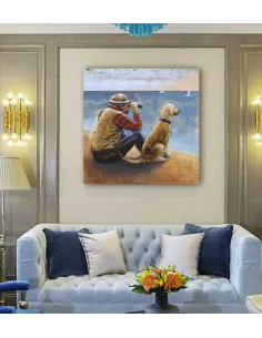 3D Metal and Wood Wall Picture FAM-1533 | Murphy Furniture