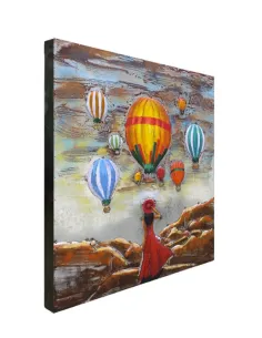 3D Metal and Wood Wall Picture FAM-2527 | Murphy Furniture 2