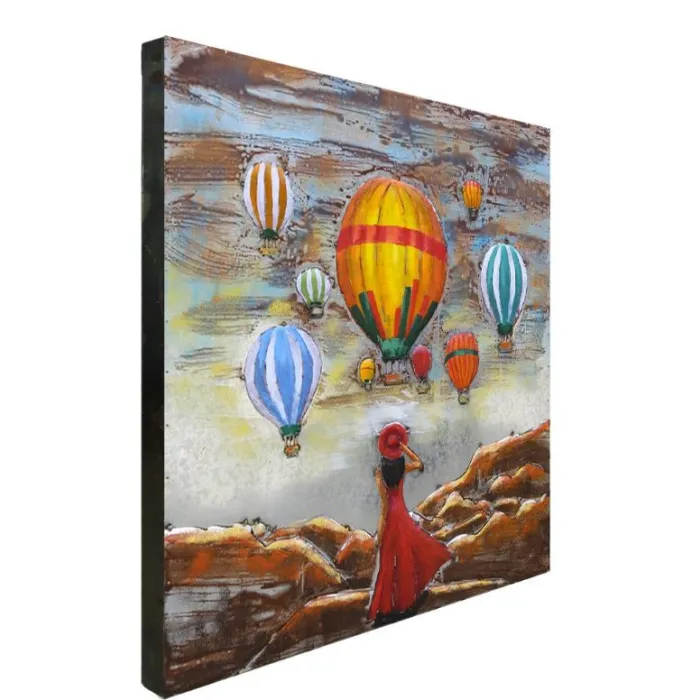 3D Metal and Wood Wall Picture FAM-2527 | Murphy Furniture