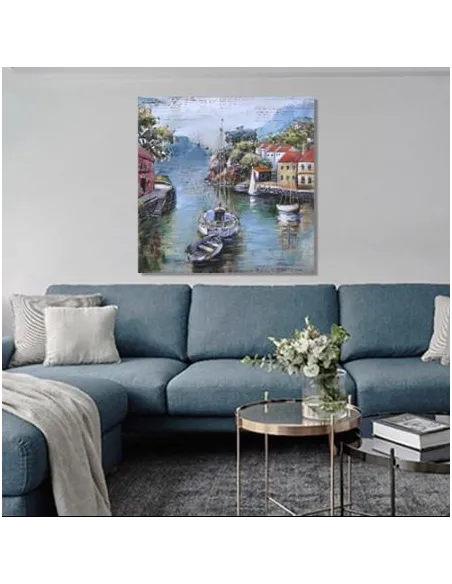 3D Metal and Wood Wall Picture FAM-2520 | Murphy Furniture